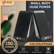 V2S S5 Mini USB Stereo Speaker for Desktop/Laptop
