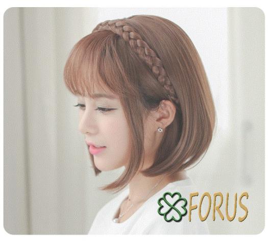 Tóc giả mái băng đô dây kẹp, băng đô tóc mái M11, tóc giả nữ