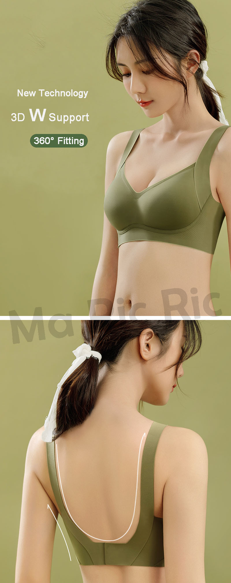 SG InStock) Natural Japan W Support Metwo Wireless Latex Bra. Many Design  (Seamless. Strapless. Sports) - TSB08