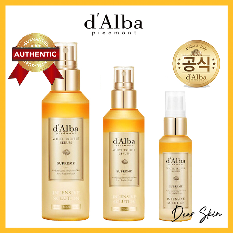 Xịt Khoáng D'alba Version Mới 2022 Premium Hàn Quốc - Serum nấm truffle giúp da trắng sáng và cấp ẩm cho da