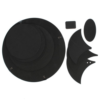 10Pcs Bass Snare Drums Soundoff/ Quiet Mute Silencer Drumming Practice Pad Set NEW June 2018 - 4 10Pcs Bass Snare Drums Soundoff/ Quiet Mute Silencer Drumming Practice Pad Set NEW - 4