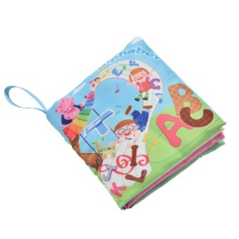 Fabric Books Educational Cloth Book Preschool Training Cartoon Baby Toy Alphabet - Intl