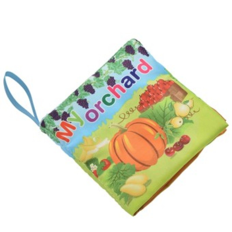 Fabric Books Educational Cloth Book Preschool Training Cartoon Baby Toy Orchard (EXPORT)