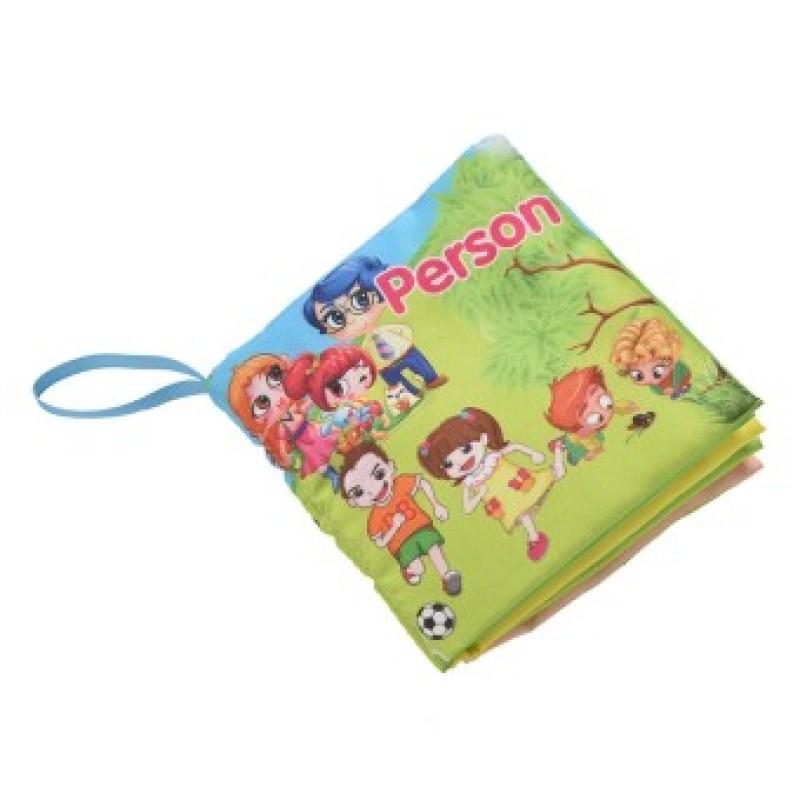 Fabric Books Educational Cloth Book Preschool Training Cartoon Baby Toy Person (EXPORT)