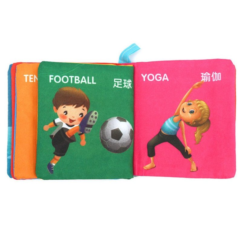 JOR Soft Cloth Educational Intelligence Development Learn Cognize
Book For Kids Baby Sports