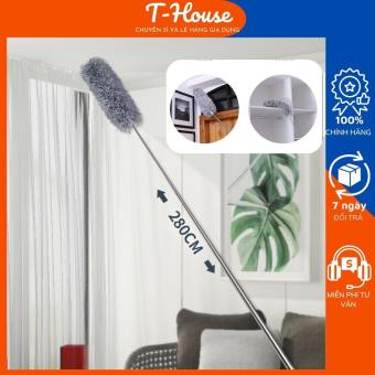 CHỔI QUÉT TRẦN GẤP GỌN THÔNG MINH CAO CẤP, CHỔI QUÉT MẠNG NHỆN, GẤP GON 80CM, KÉO DÀI 2.8 MET