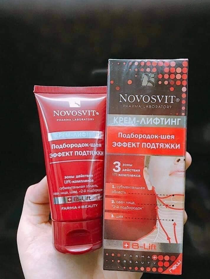 Kem Nâng Cằm Cổ Ngực chống chảy xệ, Hiệu Quả Novosvit Nga 50ml