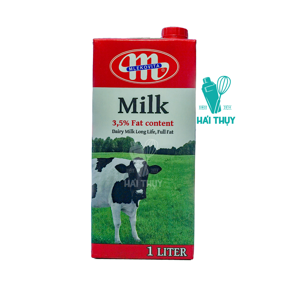 Sữa Tươi Tiệt Trùng Nguyên Kem Mlekovita 3.5% Độ Béo