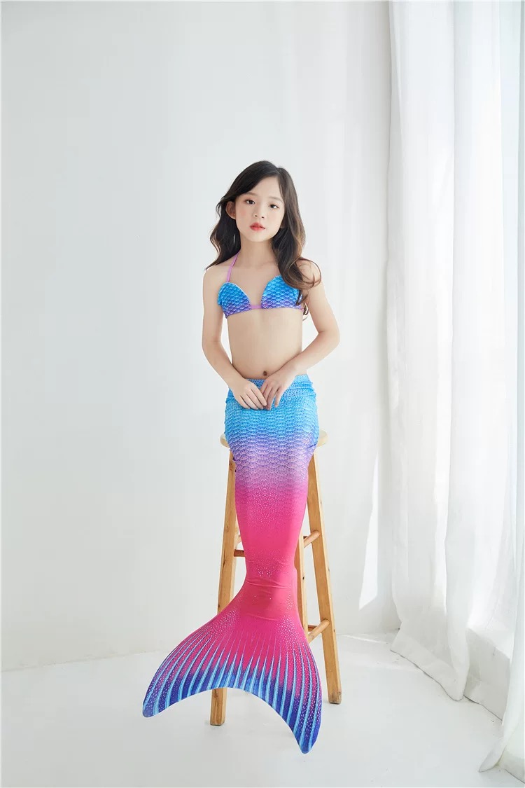Bộ 2 món đồ bơi nàng tiên cá cho bé gái