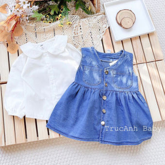 Đầm jean bé gái 8-22kg