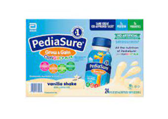 Thùng 24 chai  sữa nước Pediasure Vanilla Grow Gain môi chai 237ml của Mỹ