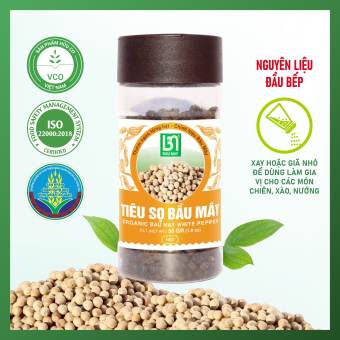 Tiêu sọ Bầu Mây hữu cơ 50g -  Xuất khẩu trực tiếp, không chất bảo quản, tạo màu, tạo mùi, nguyên liệu organic