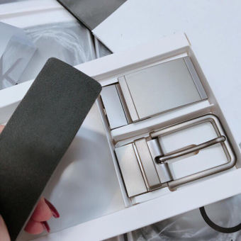 Thắt lưng nam Emrenew POLO, dây nịt nam bản nhỏ 3,2cm, dây lưng nam khóa tự động dây luồn trong giấu dây.