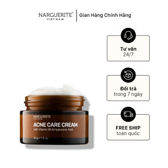 Kem dưỡng ẩm dành cho da mụn Acne Care Cream Narguerite 30g