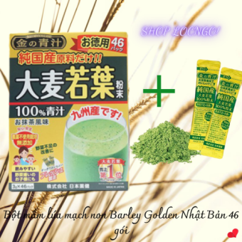 Bột mầm lúa mạch non Barley Golden Nhật Bản 46 gói by Shop LocNgo