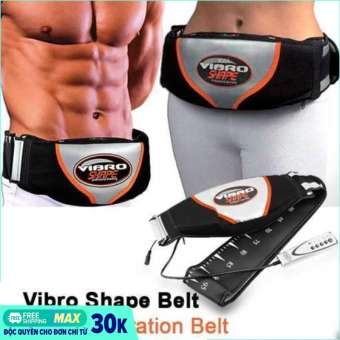 Đai massage giảm mỡ bụng Vibro Shape, Máy massage Bụng Vibro Shape, đai massage tập bụng giảm mỡ bụng, Máy Matxa Lưng, Đai Quấn Bụng vibro shape, Đai massage nóng rung Tặng thước dây
