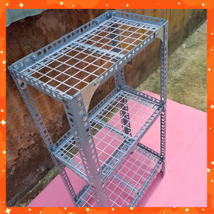 Kệ sắt V lỗ đa năng Mini khung kệ V3x3cm để cây và đồ vật
