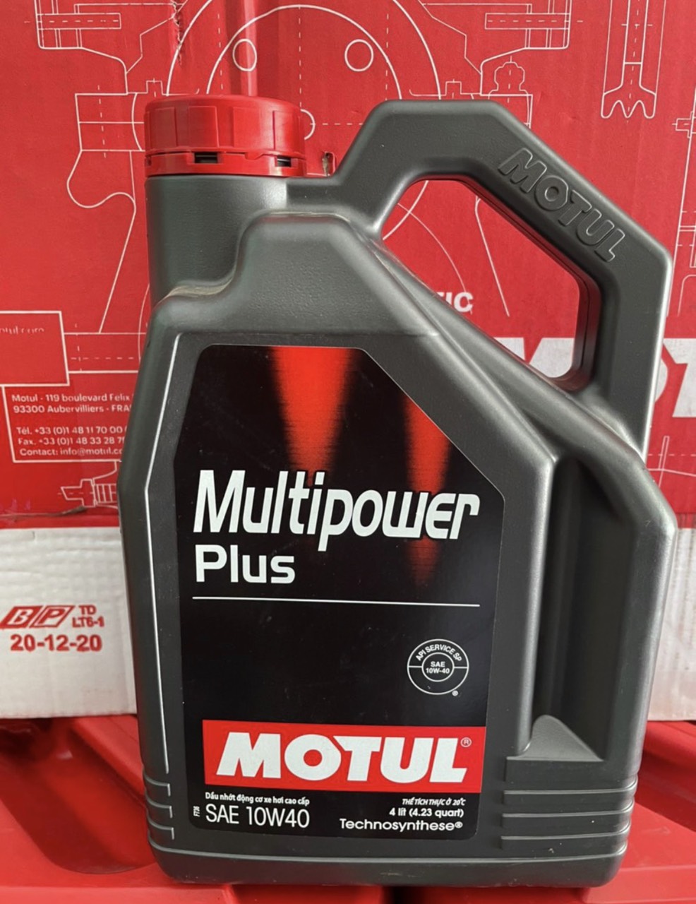 Dầu nhớt motul multipower plus 10w40 4 lít