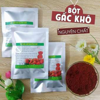 Combo 3 Gói Bột Gấc 100g chuyên dùng nấu xôi gấc đỏ, làm bánh