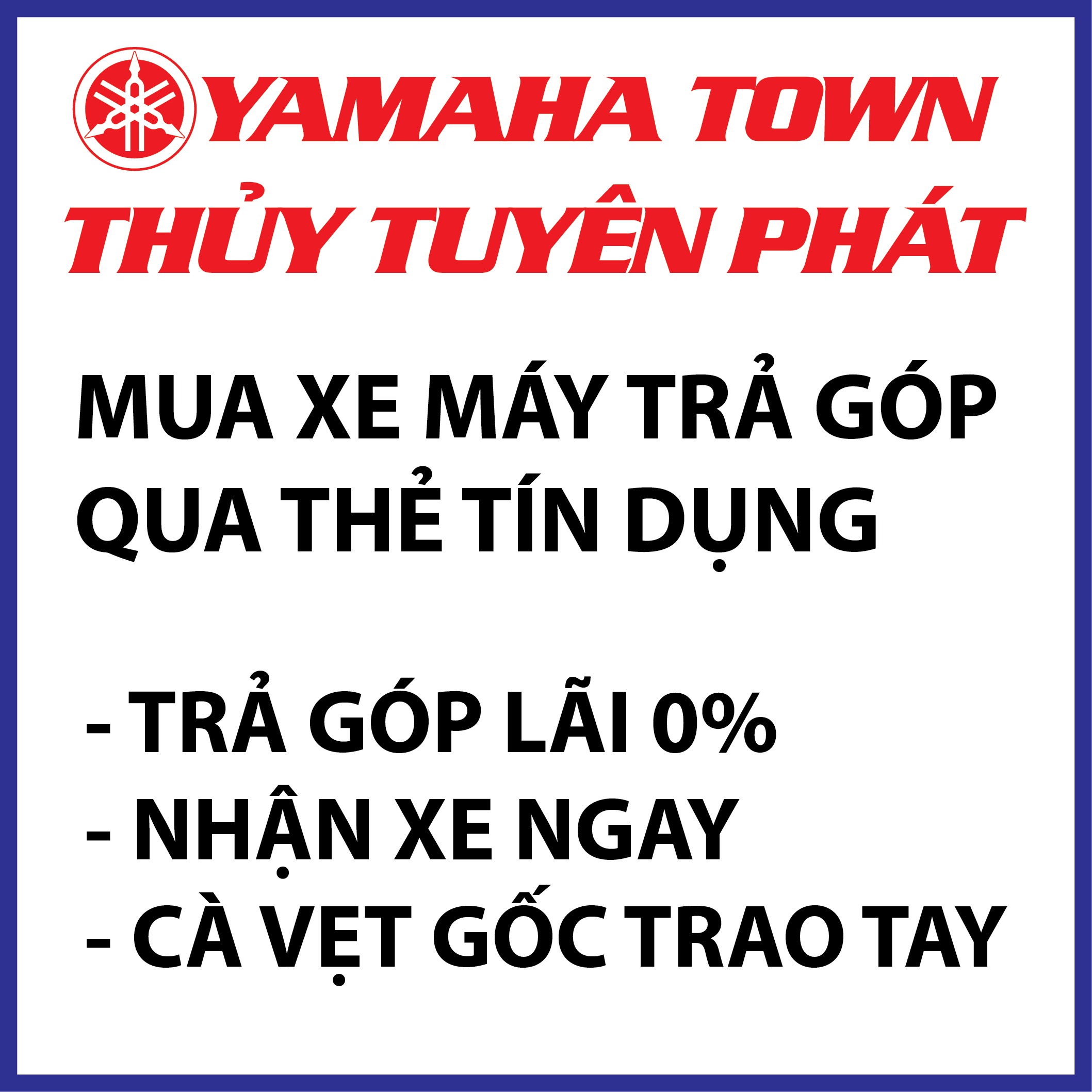 Phiếu mua hàng trả góp xe máy