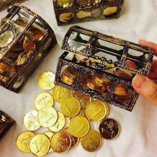 Socola rương vàng Thái Lan 112g - Kẹo socola rương vàng - Socola đồng tiền - Keo chocolate