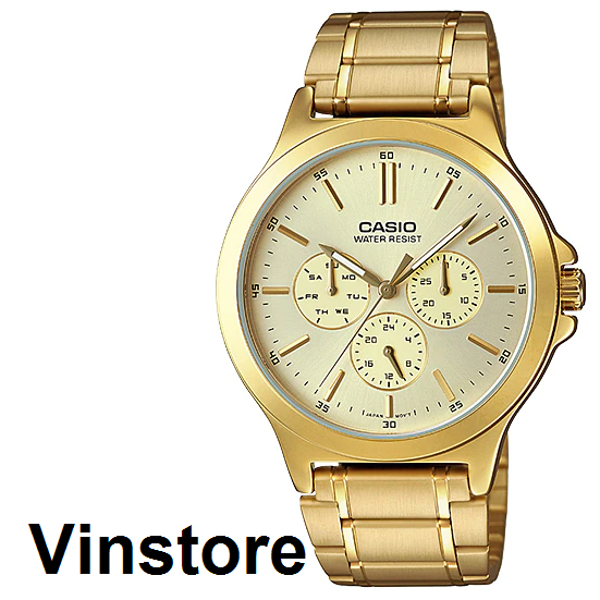 Gold watch for hot sale men casio