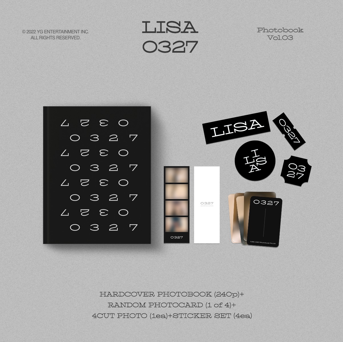Blackpink | lisa 0327 photobook - hàng chính hãng