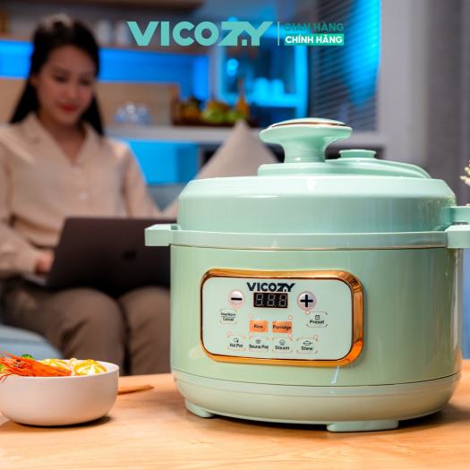 Nồi áp suất điện đa năng VICOZY Magic Cooking Pot dung tích 3L