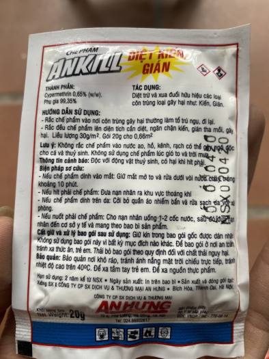 Thuốc diệt kiến sinh học diệt kiến gián tận gốc dạng bột rắc thuốc diệt kiến không mùi diệt kiến gián trong nhà