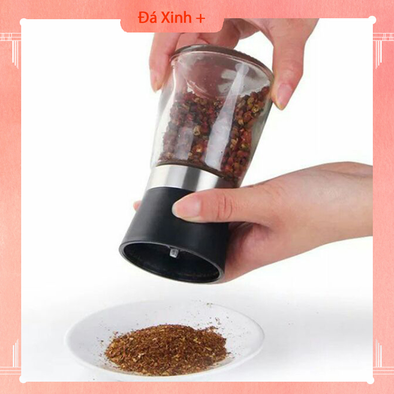 Lọ xay hạt tiêu cầm tay bằng thủy tinh