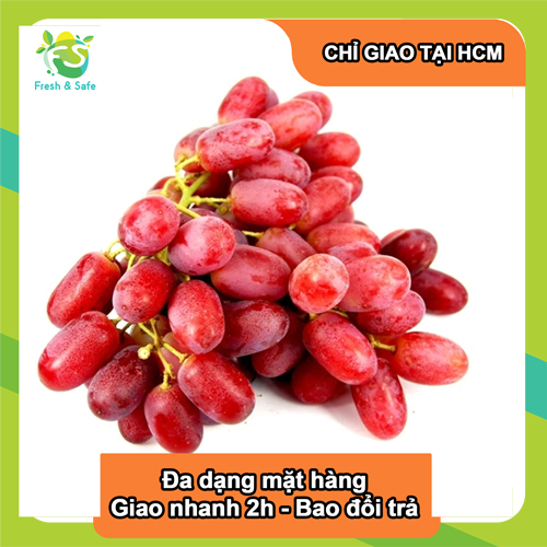 Nho đỏ không hạt nhập khẩu - 500g