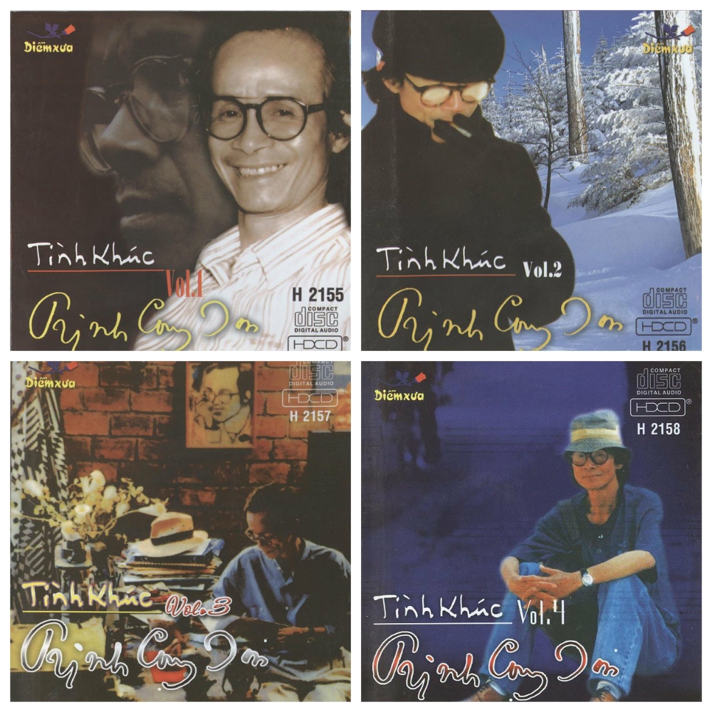 [MDX] BỘ 4 ĐĨA CD TRỊNH CÔNG SƠN - CD NHẠC VÀNG