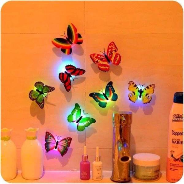 Combo 5 đèn led bướm phát sáng dán tường