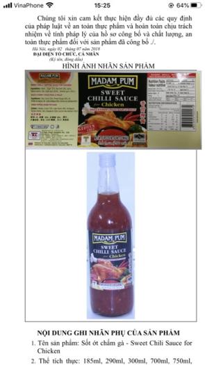 Sốt chấm gà Thái Lan 290g - Nhập khẩu