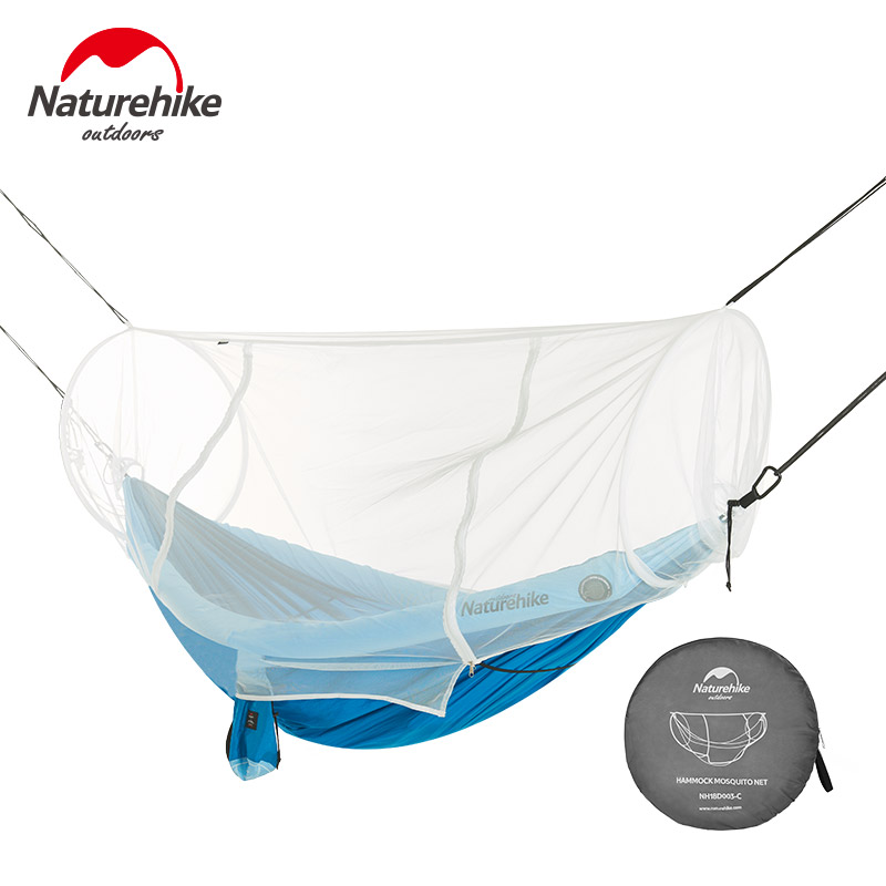 Naturehike võng cắm trại lưới chống muỗi màn chống muỗi khung sợi thủy tinh di động chỉ 380g nh18d003-c