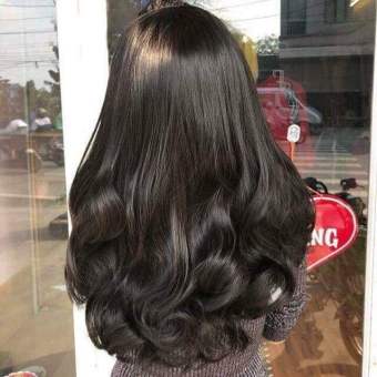 Tóc giả kẹp nửa đầu chữ U, ku02