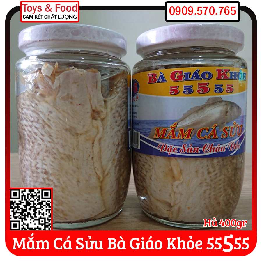 Mắm cá sửu bà giáo khỏe 55555 châu đốc an giang - hủ 400gr - hsd 12 tháng