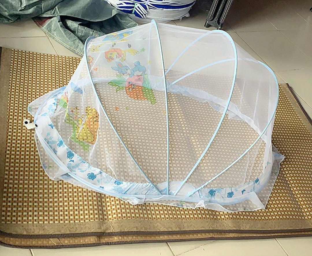 Màn chụp gấp gọn cho bé sơ sinh cao cấp, Màn chụp gấp gọn thông minh cho bé, Mùng chụp gấp gọn chống muỗi giúp bé ngủ ngon