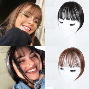 Tóc Nối Kẹp Tổng Hợp Tự Nhiên Da Đầu Mô Phỏng Mái Không Khí 3D