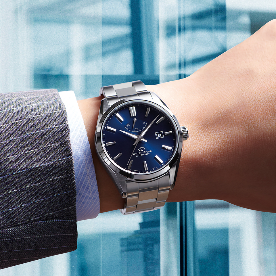 ORIENT STAR Basic Date Mechanical Contemporary Watch (Blue) - RE-AU0403L |  Lazada Singapore