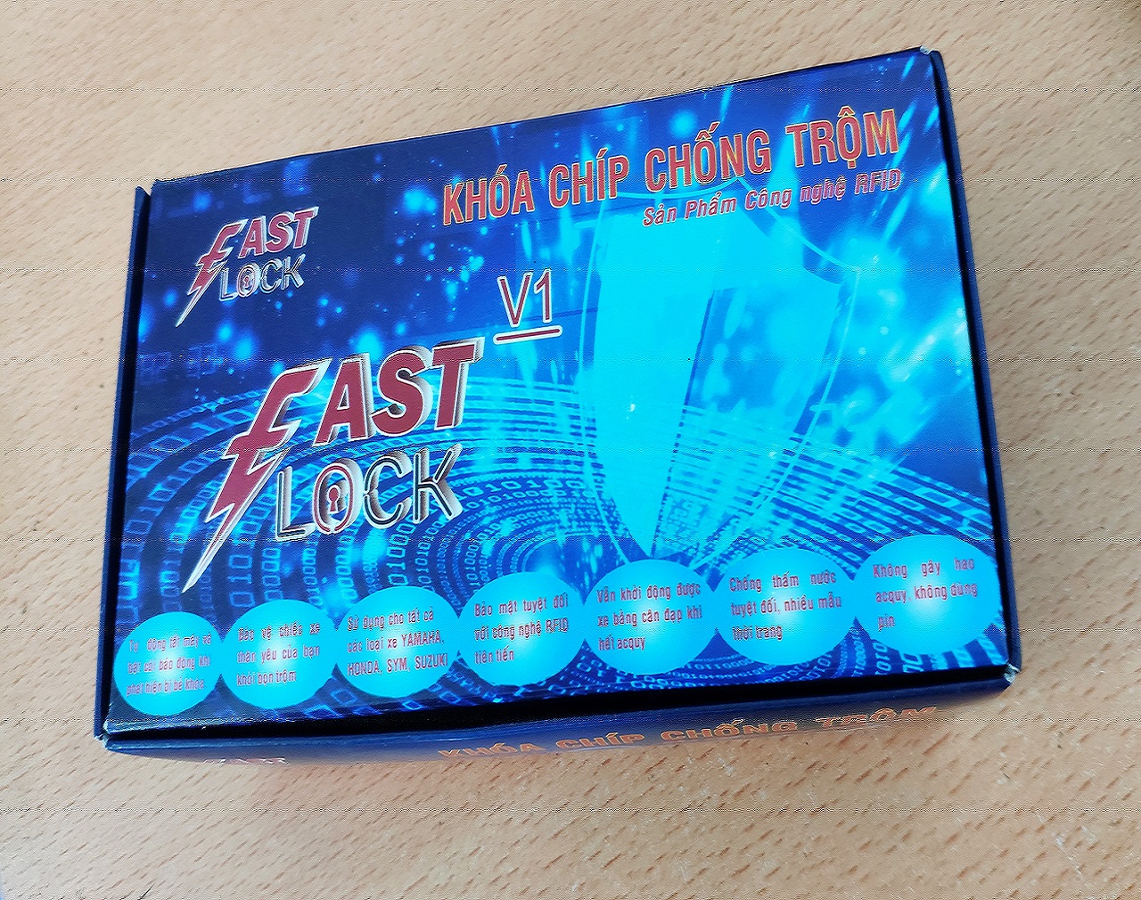 Khóa chống trộm xe máy fast lock v1.0