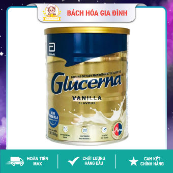 Hộp sữa bột Glucerna Úc dành cho người tiểu đường hương Vanilla 850g