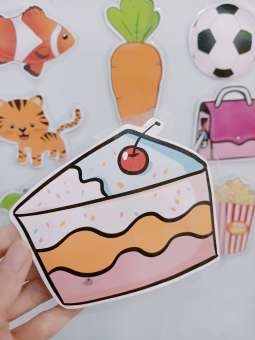 Mẫu vật hình dễ thương ép plastic (10 hình giống nhau)