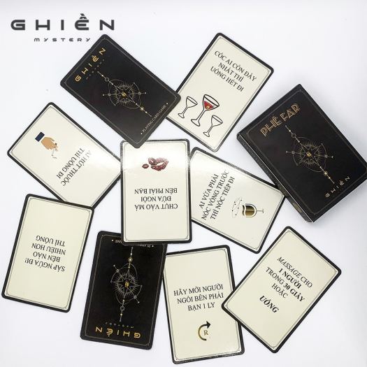 ▲ Bộ bài gây cười Phê Far - Drinking Game chơi vui vẻ với bạn bè hội nhóm đem lại cảm xúc gần gũi Ghiền Mystery