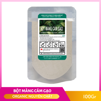 Bột cám gạo sữa nguyên chất Organic 100Gr- Handmade - B1.005