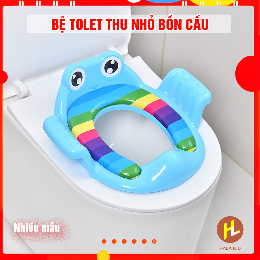 Bệ ngồi toilet cho bé - thu nhỏ bồn cầu hình ếch