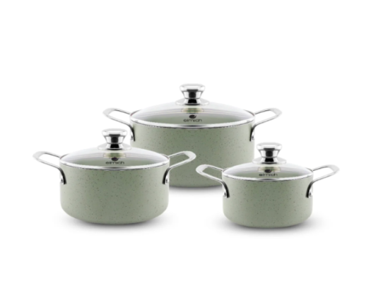 Bộ nồi Elmich EL5103MN Size 16, 20, 24cm