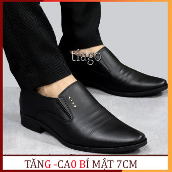 giày tăng chiều cao nam 7CM da thật ⚡FRESHIP⚡ nâng cao bí mật 7CM , sang trọng lịch lãm cao cấp , bảo hành 12 tháng