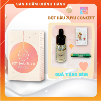 Bột Tăng Vòng 1 ZuYu (Tặng kèm tinh dầu massage V1 + THƯỚC DÂY)
