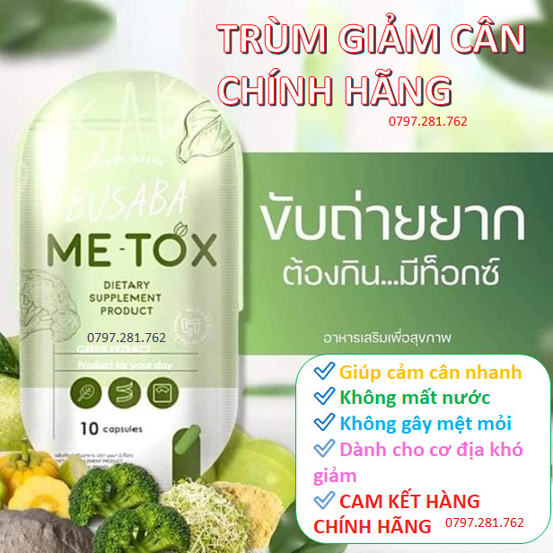 Combo 5 gói khử mỡ metox thái lan /khử mỡ me tox chính hãng